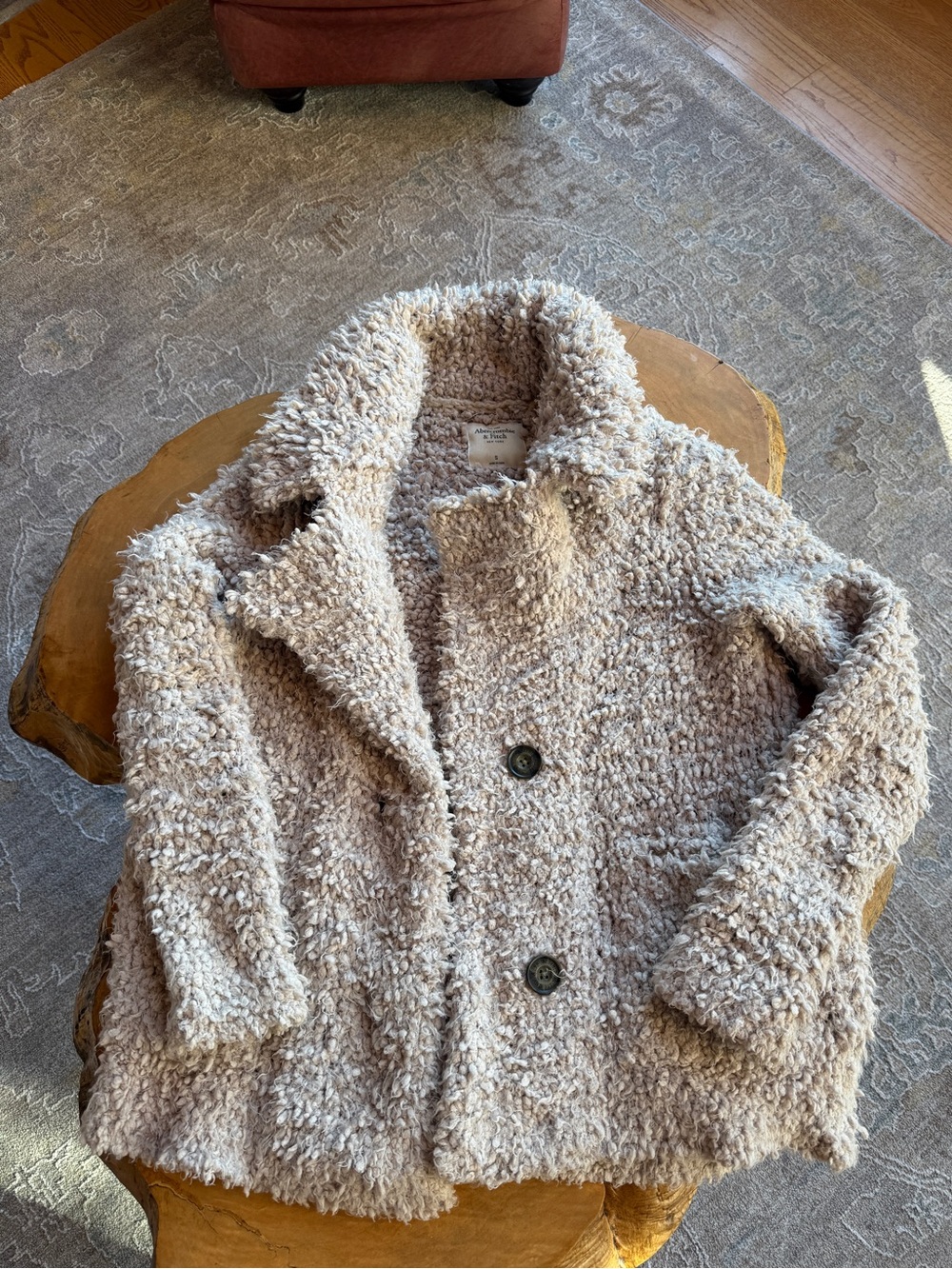 Abercrombie and Fitch Sherpa Teddy Jacket